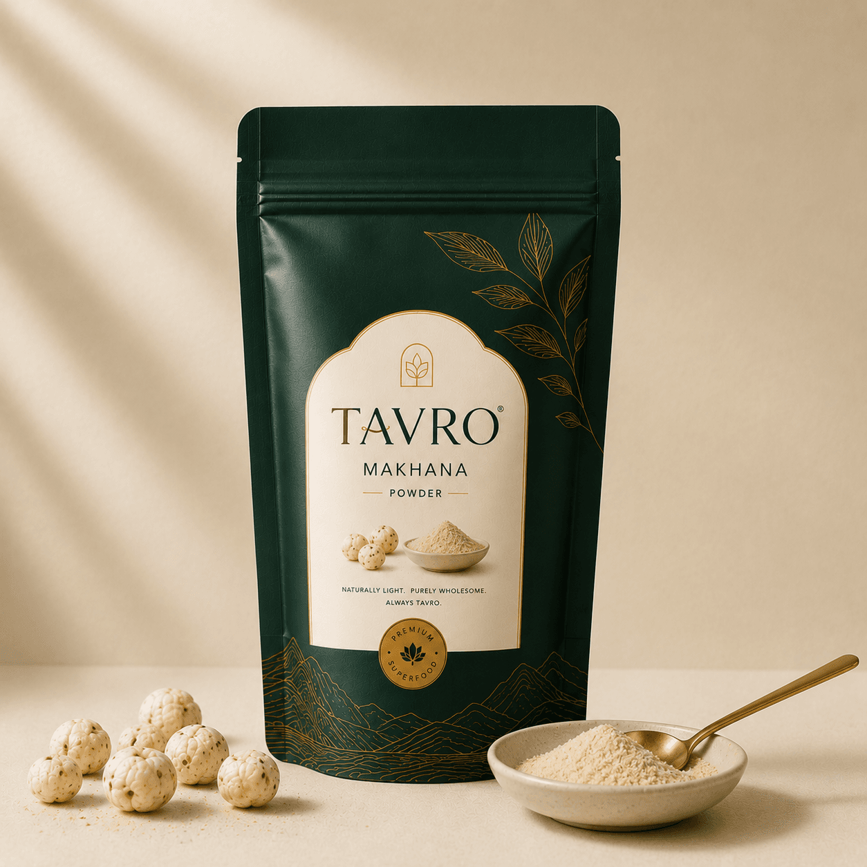 Makhana Powder packaging